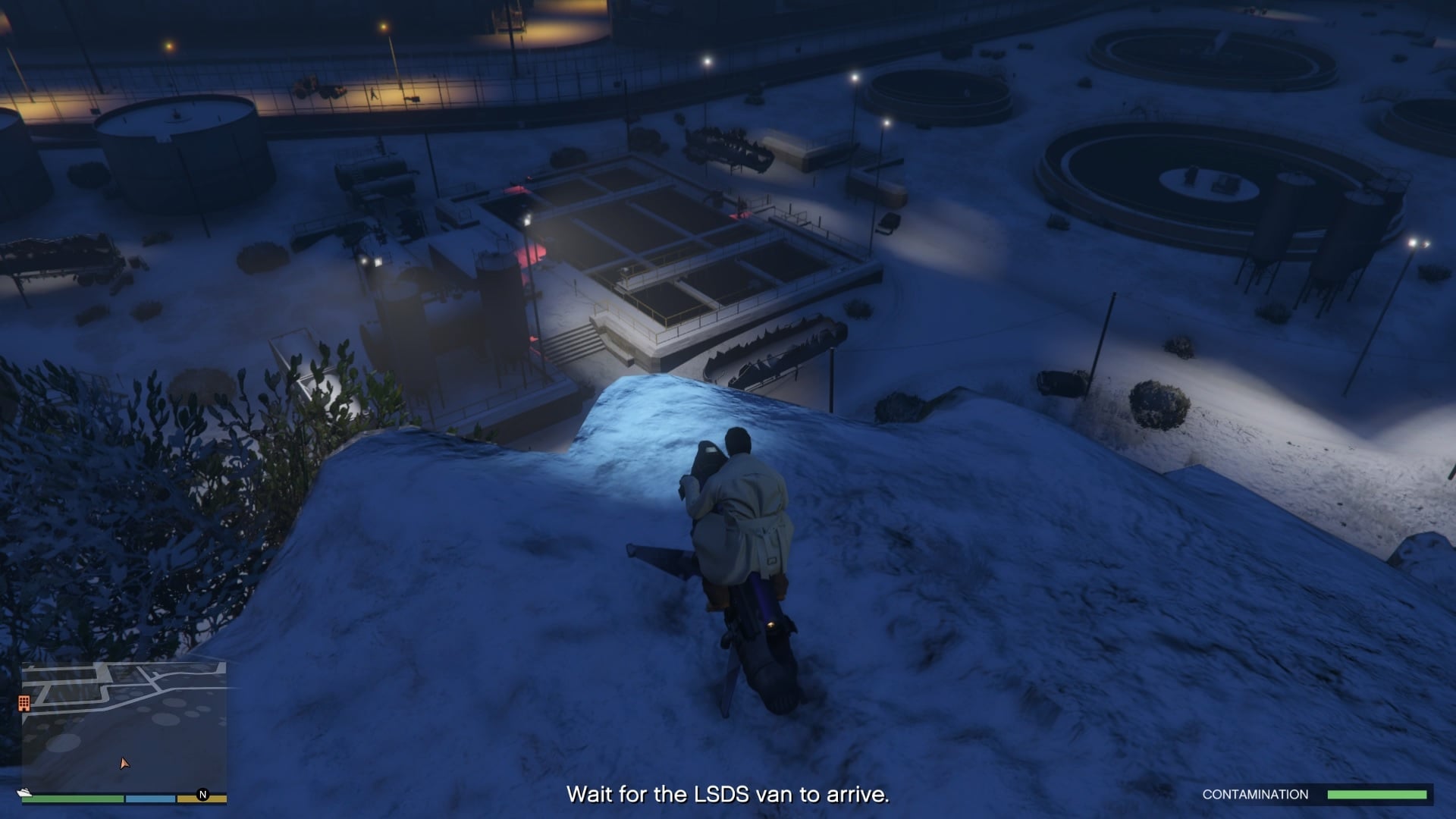 Luckily, we lost the cops while waiting for the LSDS van to arrive.