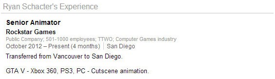 Linkedin Profile Says Rockstar Working On Gta V For Pc