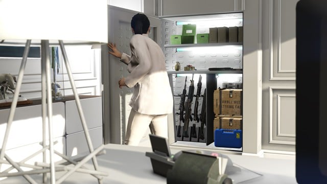 Keep your illegal guns right next to your illegal cash.