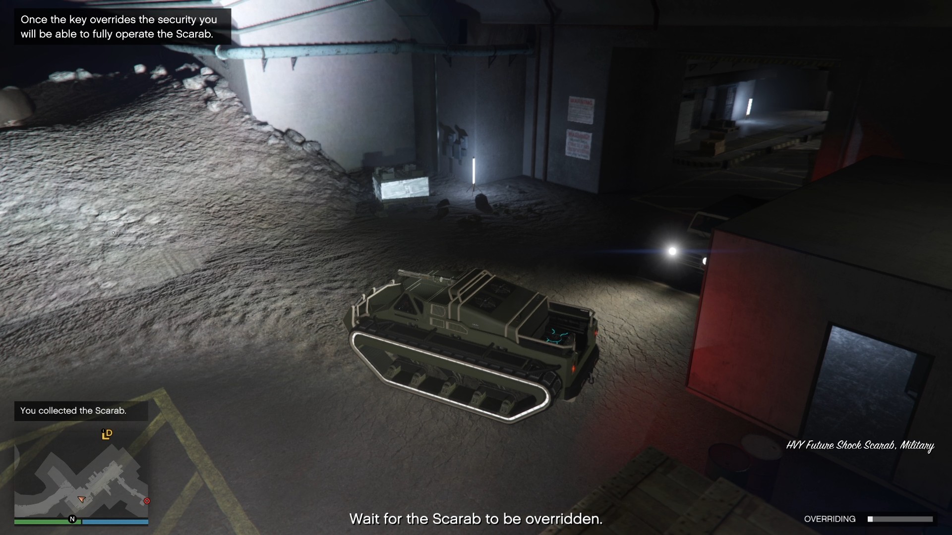 Overriding the Scarab.