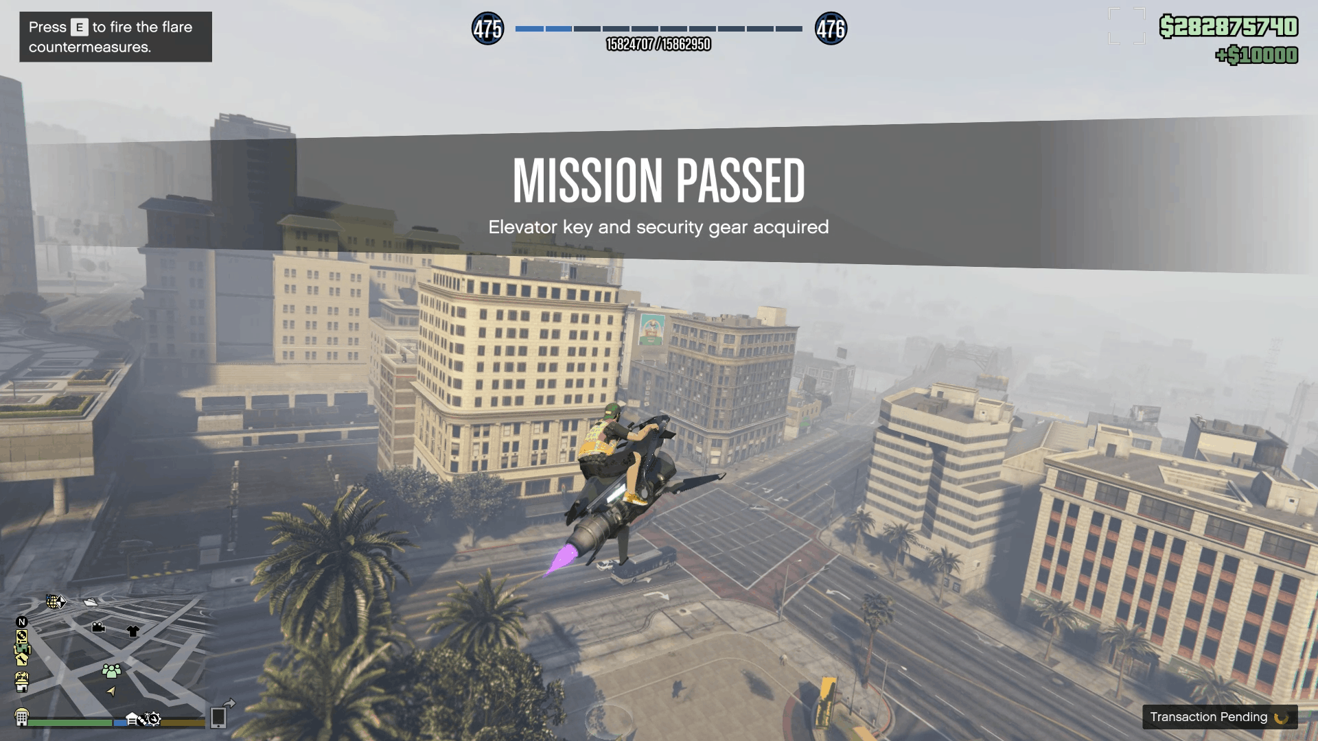 Leaving the area to complete the mission