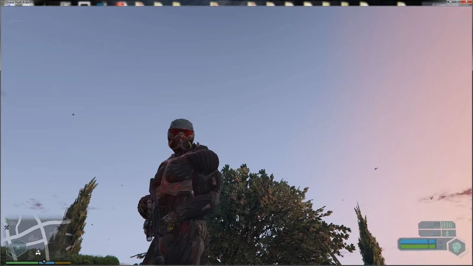 GTA 5 Meets Crysis Thanks To JulioNIB