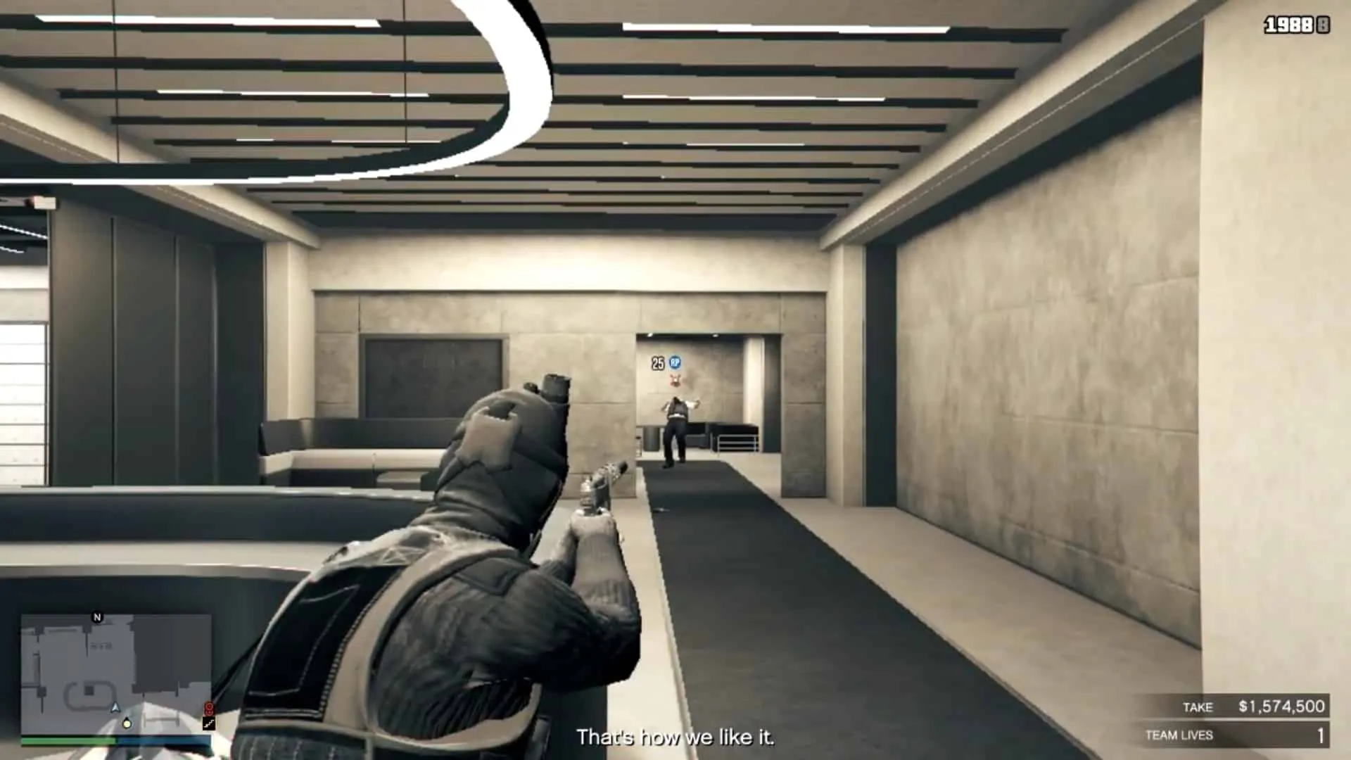 Taking out the second guard who passed by earlier