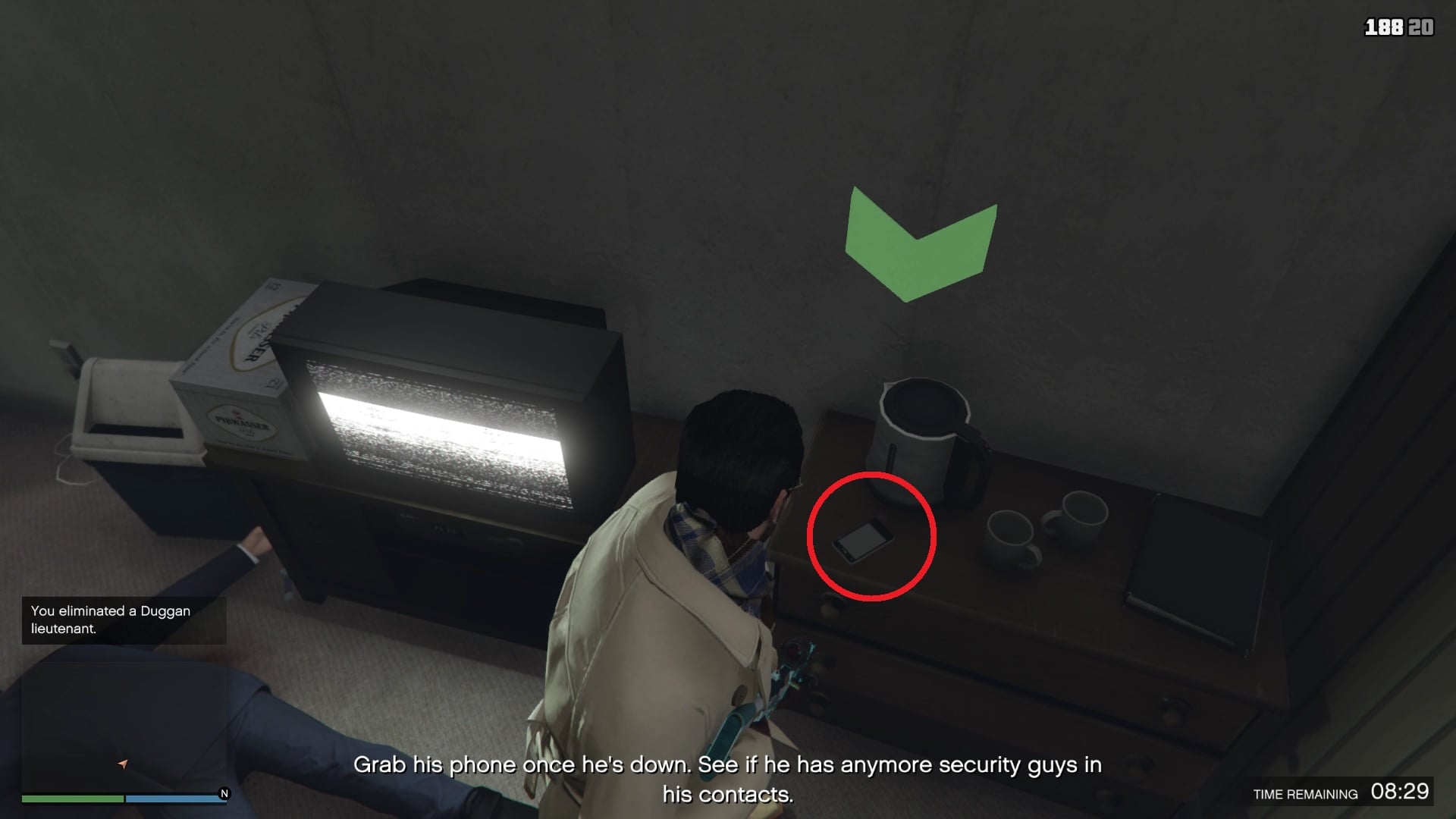 Duggan lieutenant's phone.