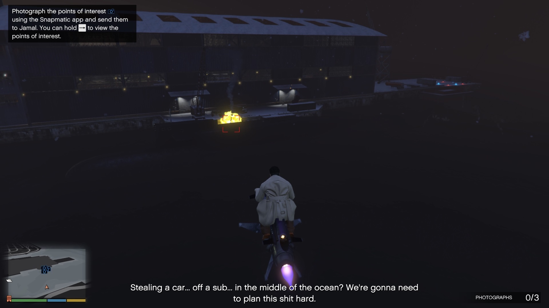 The McTony Robbery Scope Out: Submarine Intel Guide