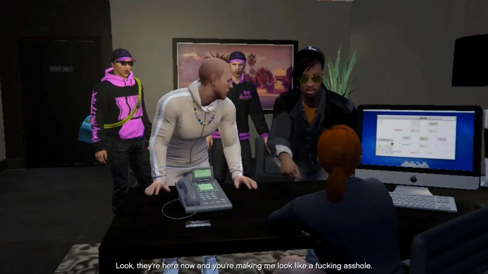 Cutscene playing out