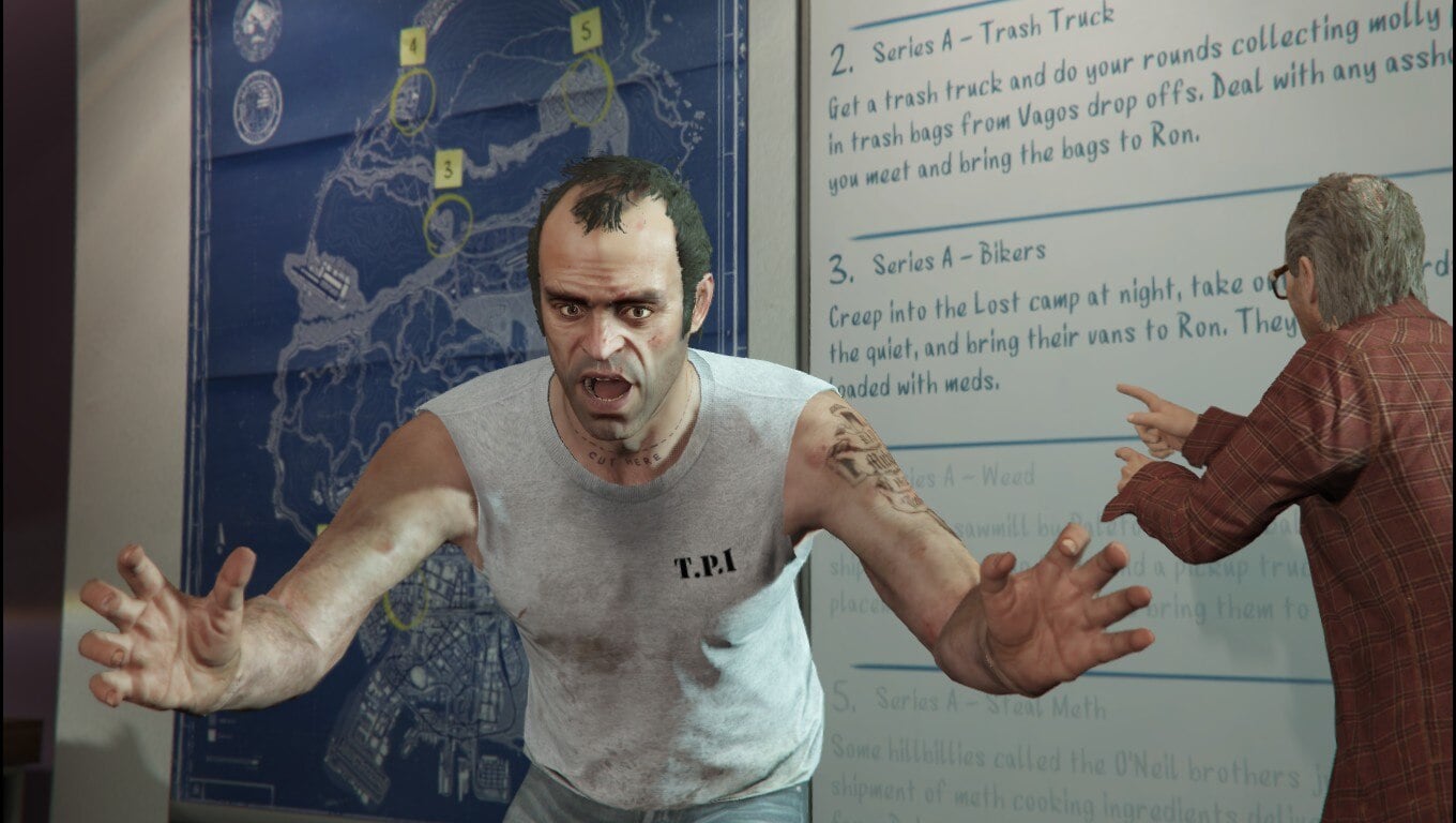 GTA 6 protagonists Jason and Lucia will have a hard time topping the crazy antics of Trevor.