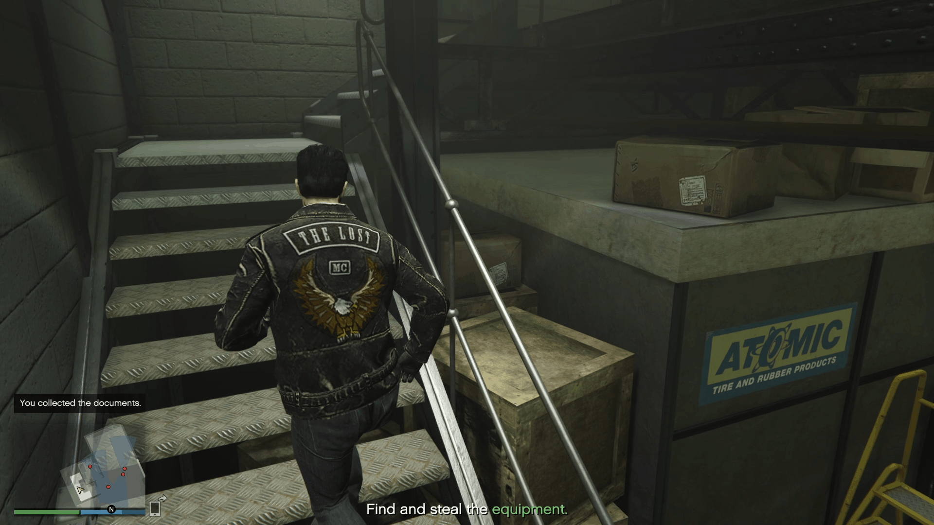 Stairs leading upstairs