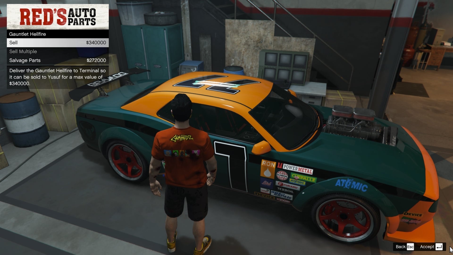 We always recommend selling it to Yusuf.