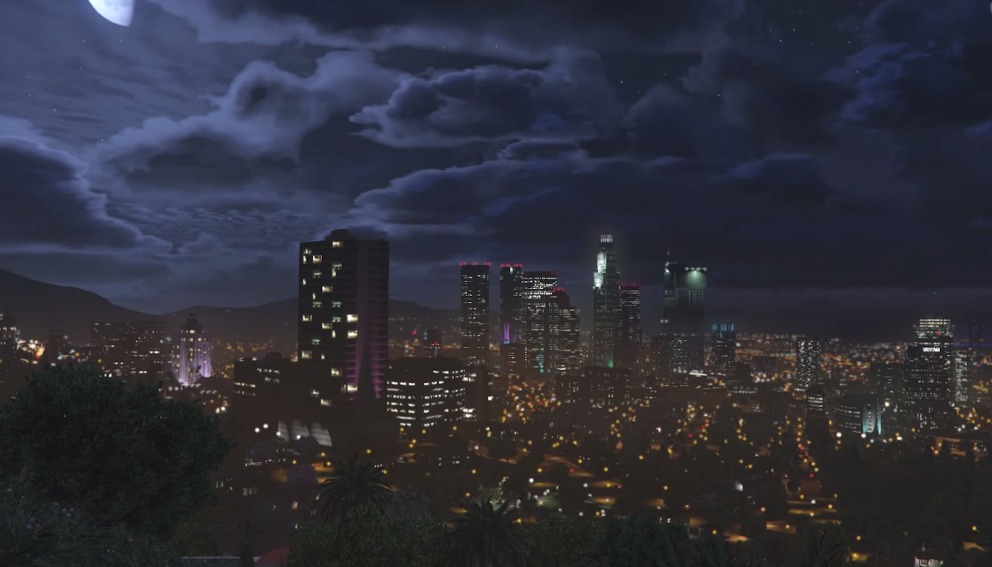 Los Santos at night time