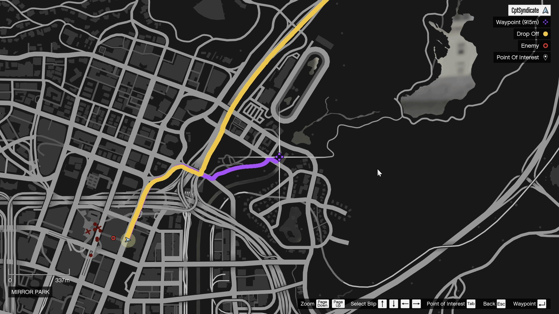 Sewer tunnel entrance marked