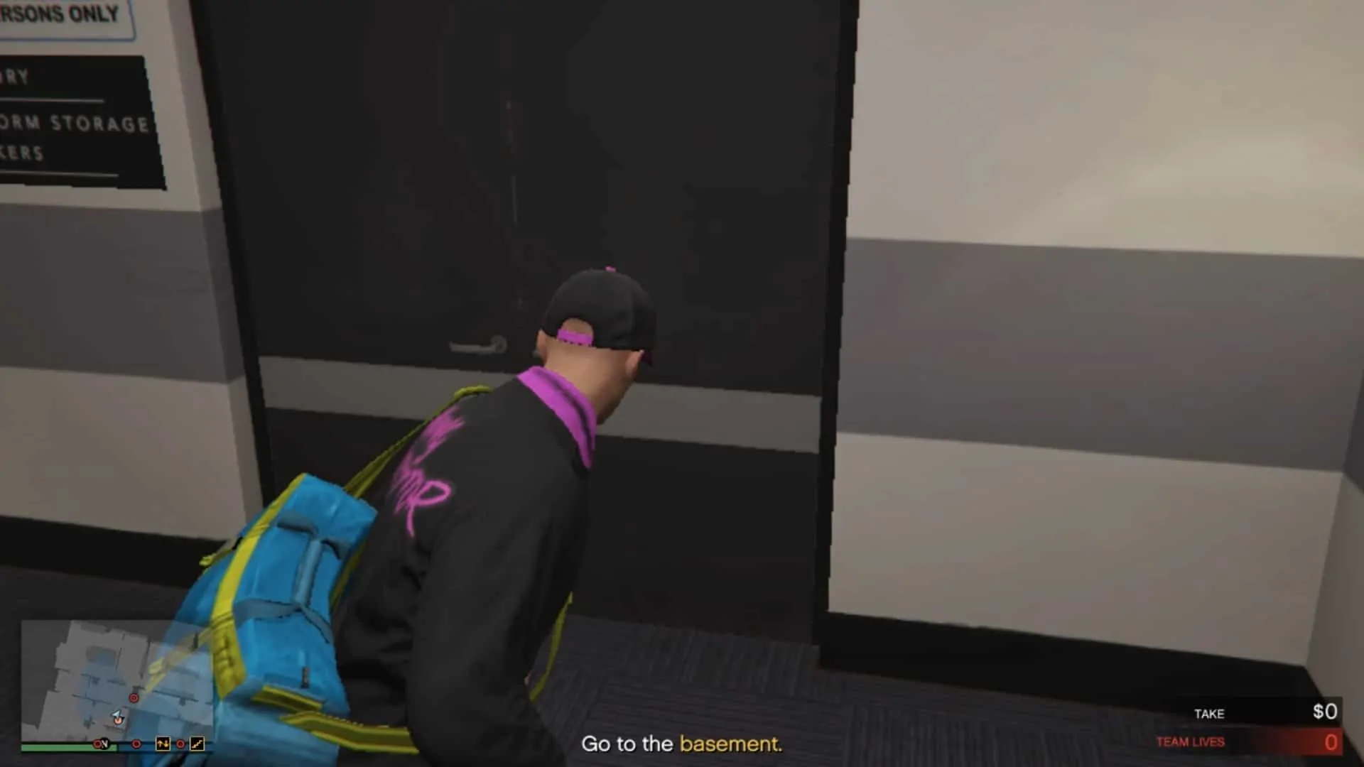 As you proceed forward this is the double door you will come across