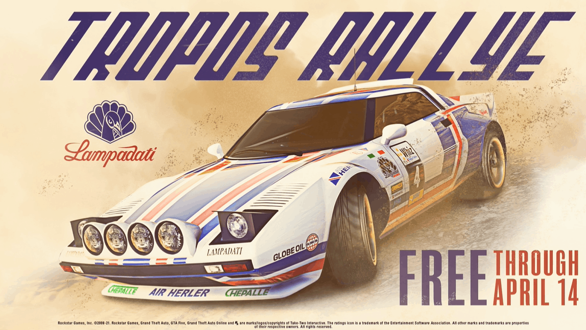 Free Rally Car In GTA Online This Week