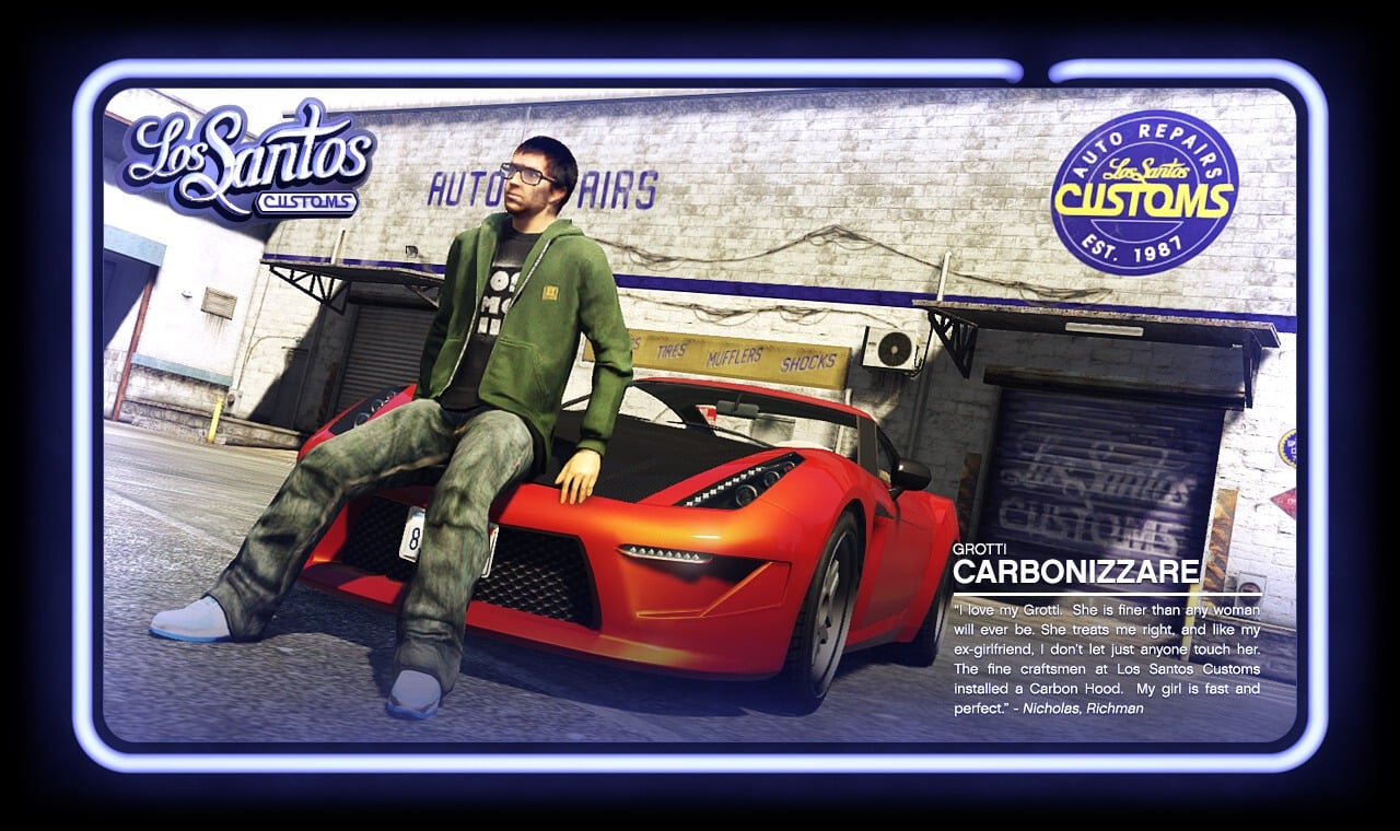 Pre-release promotional image of Carbonizzare by Rockstar Games.