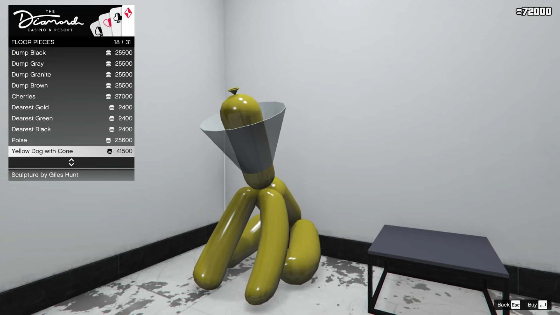 Yellow Dog With Cone