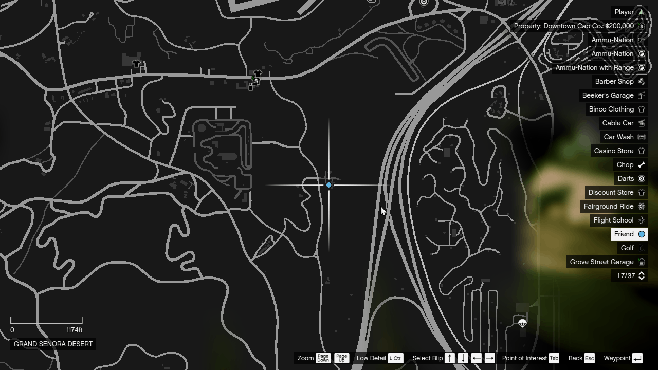 Lost MC Member Prisoner Location near the penitentiary in Grand Senora Desert