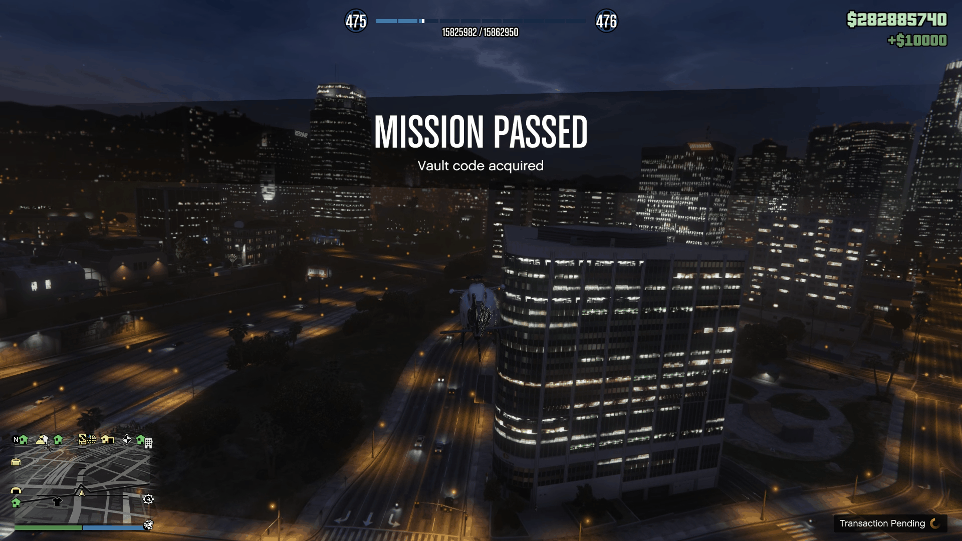 Planning work completed