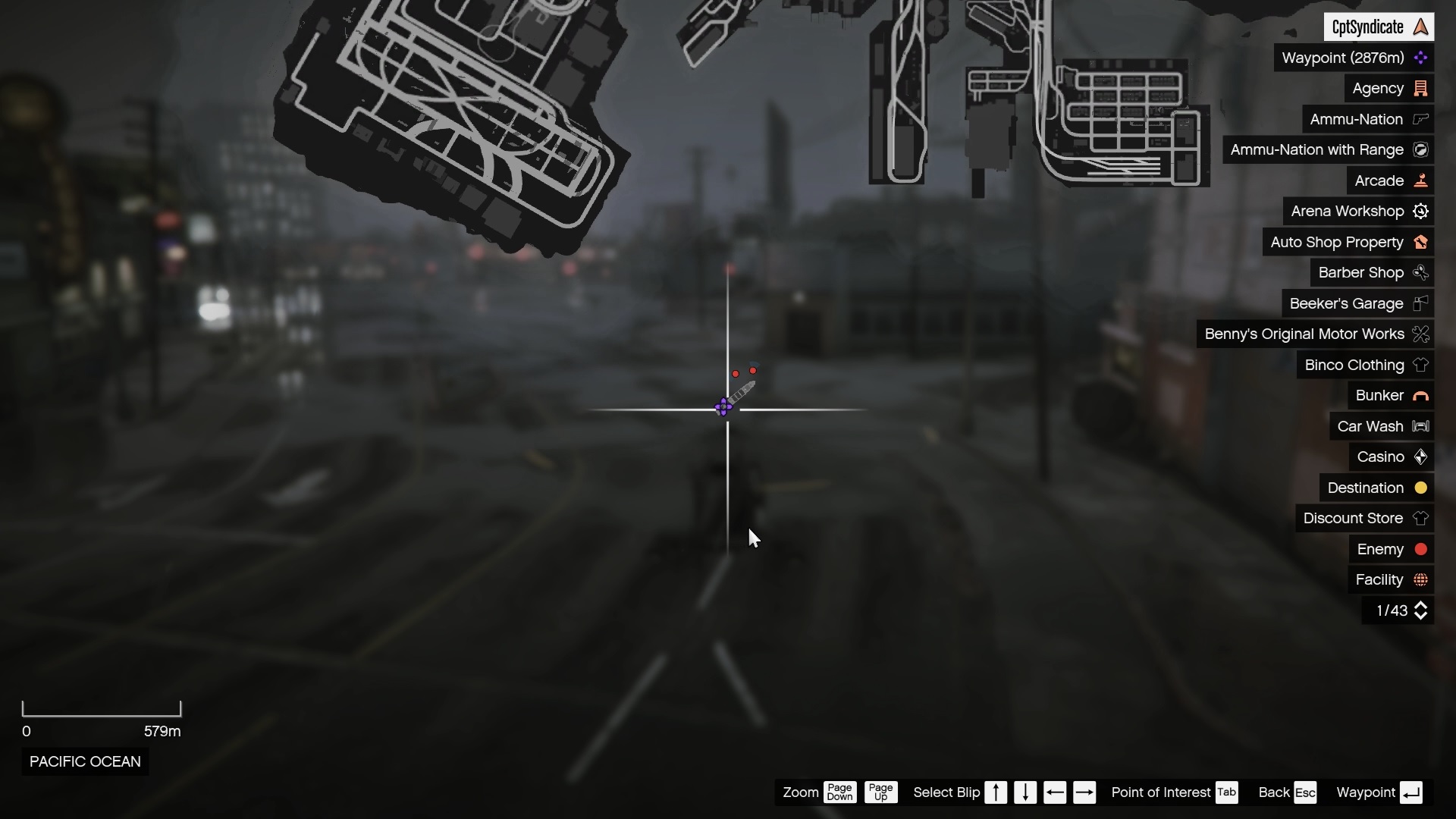 Mark this side of the cargo ship (bridge) and fly to it.