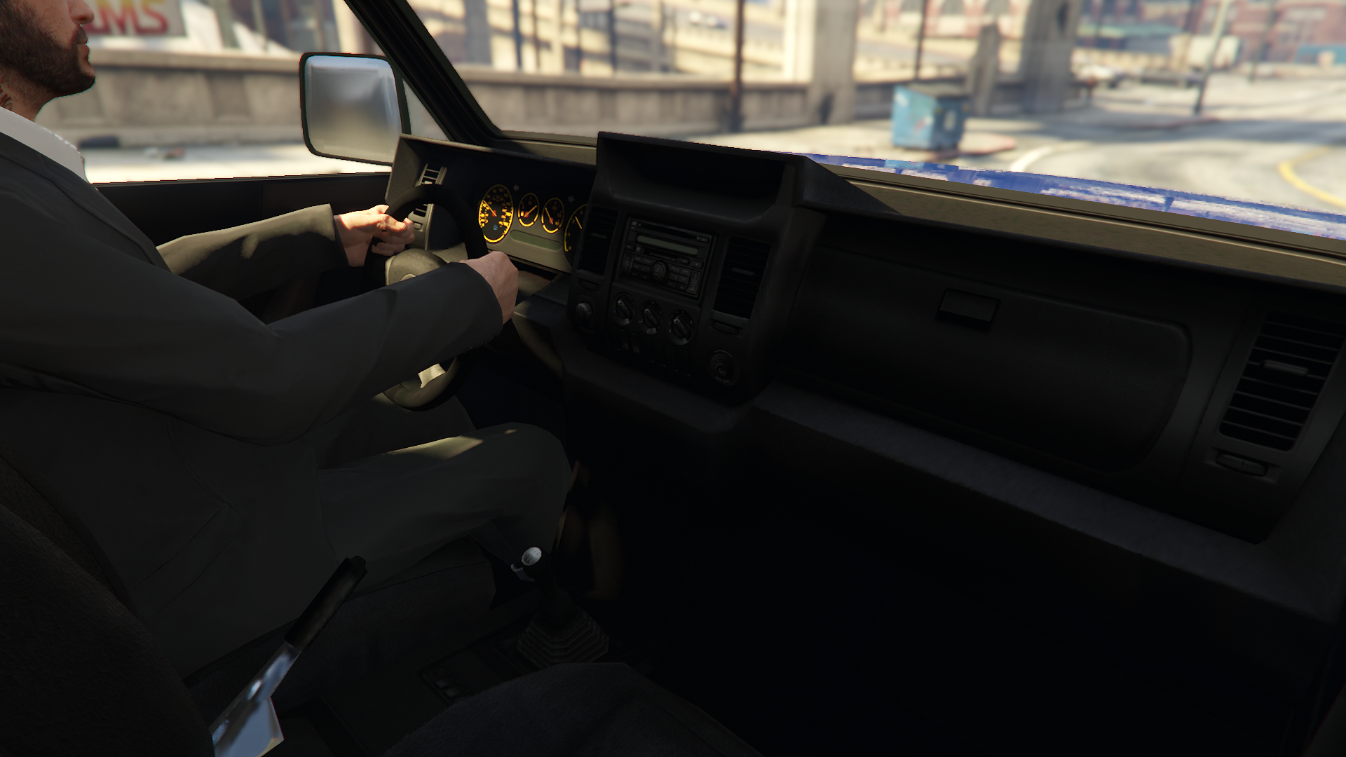 The interior of stock Annis Hellion as seen in GTA Online.