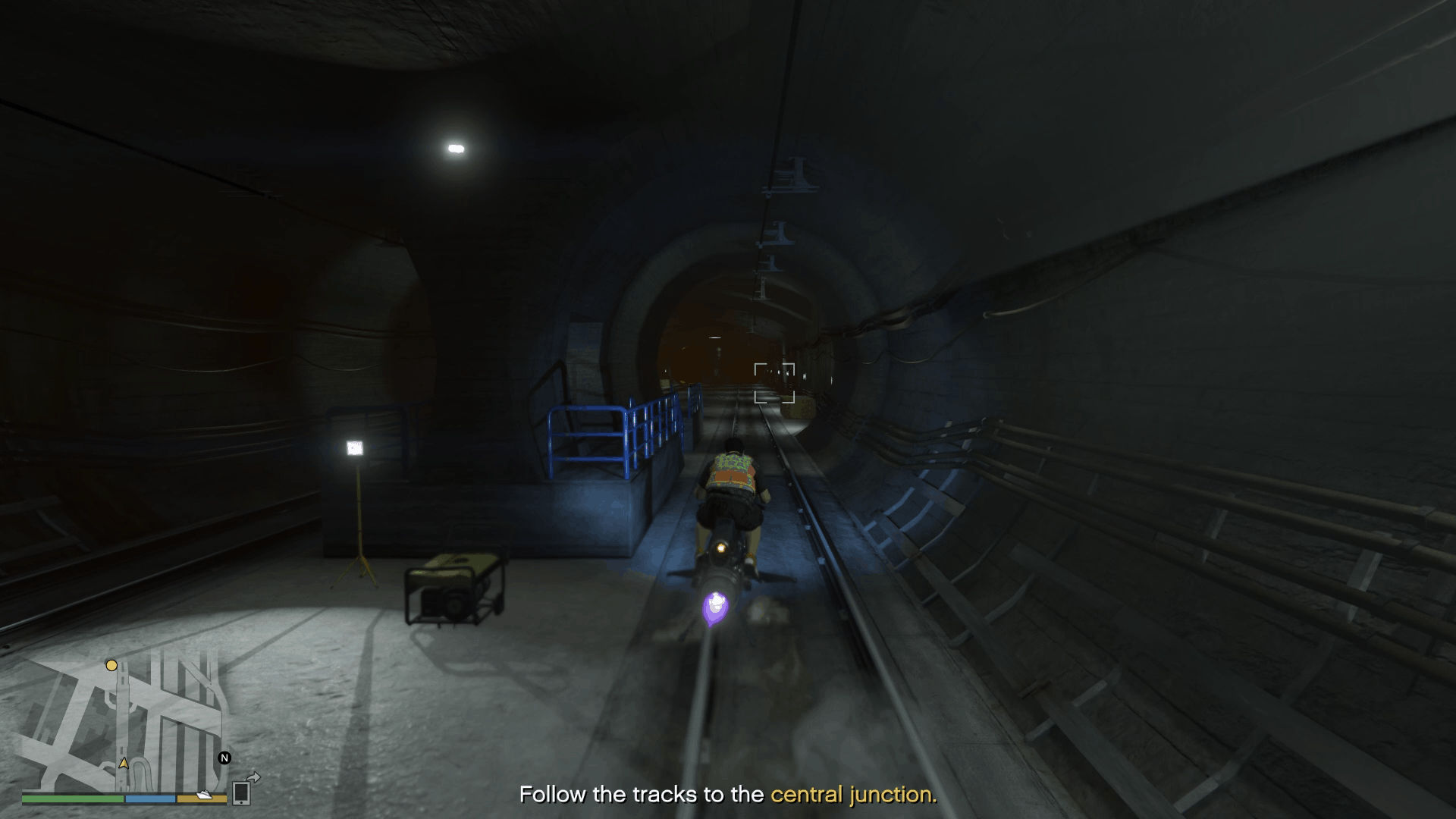 Following the tracks to the central junction