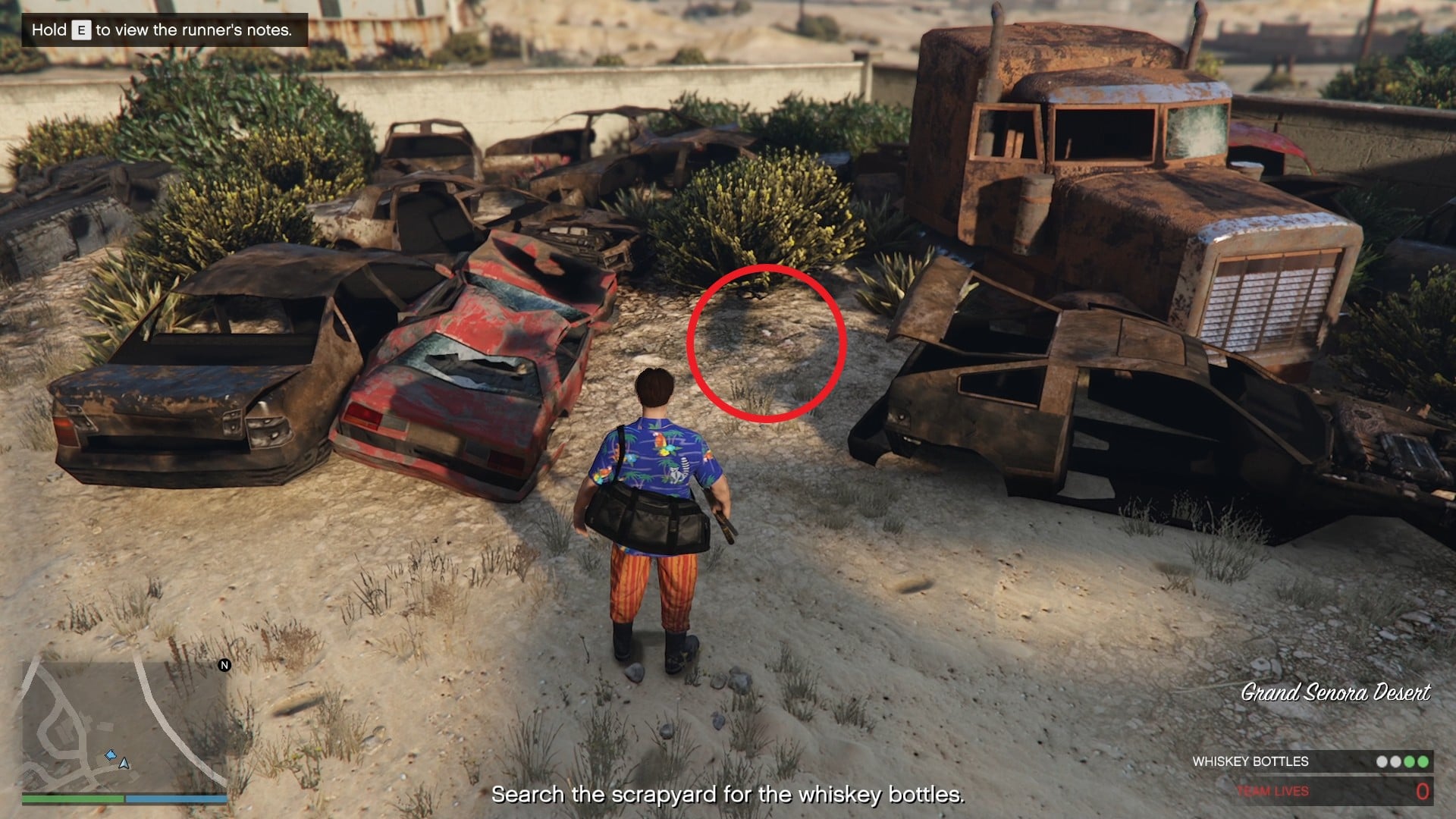 Hauling Cab Clue Location.