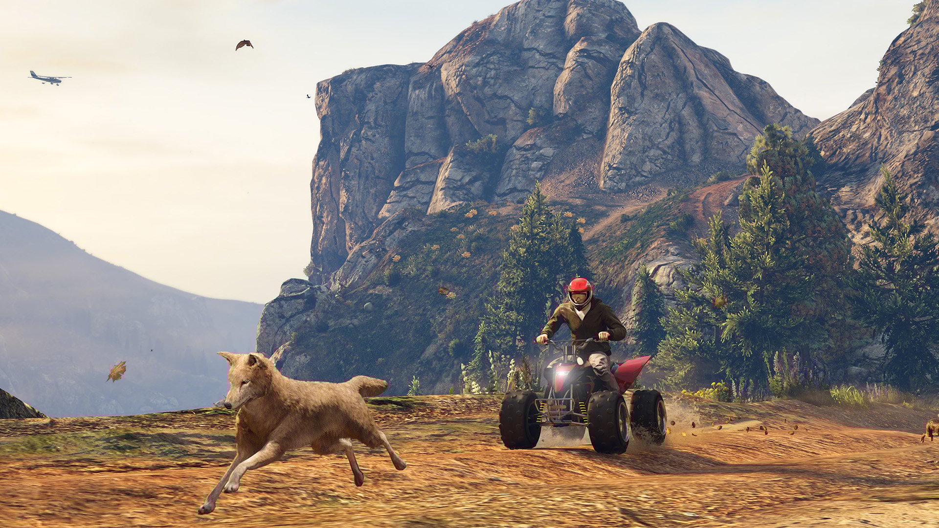 Enhanced environment showing improved particle effects on the PC version of GTA 5.