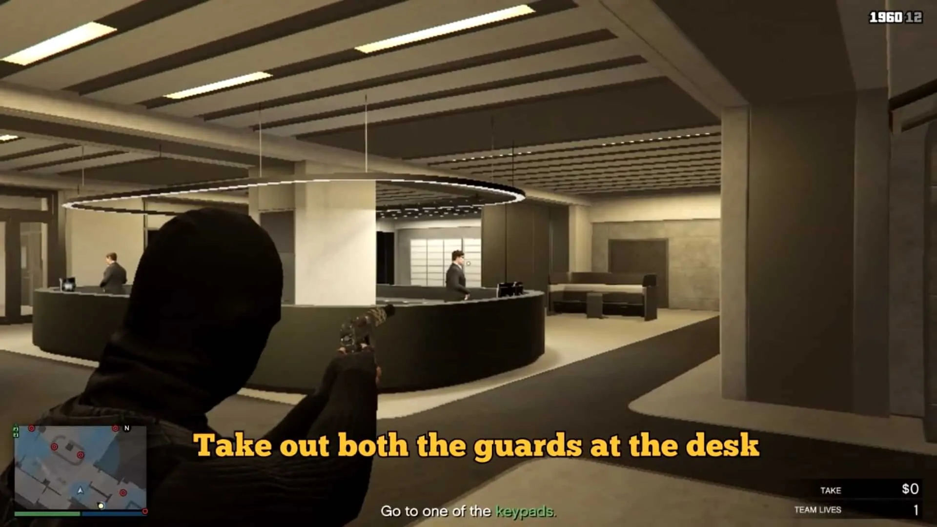 Two guards you need to take out silently