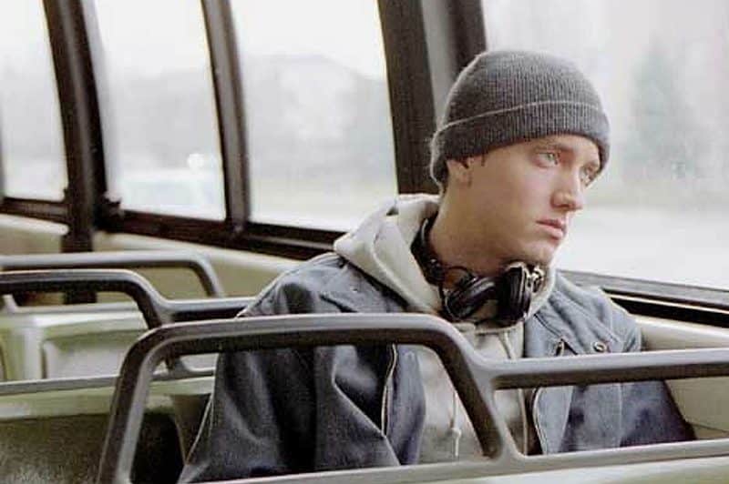 Eminem later made his film debut a year later in "8 Mile".