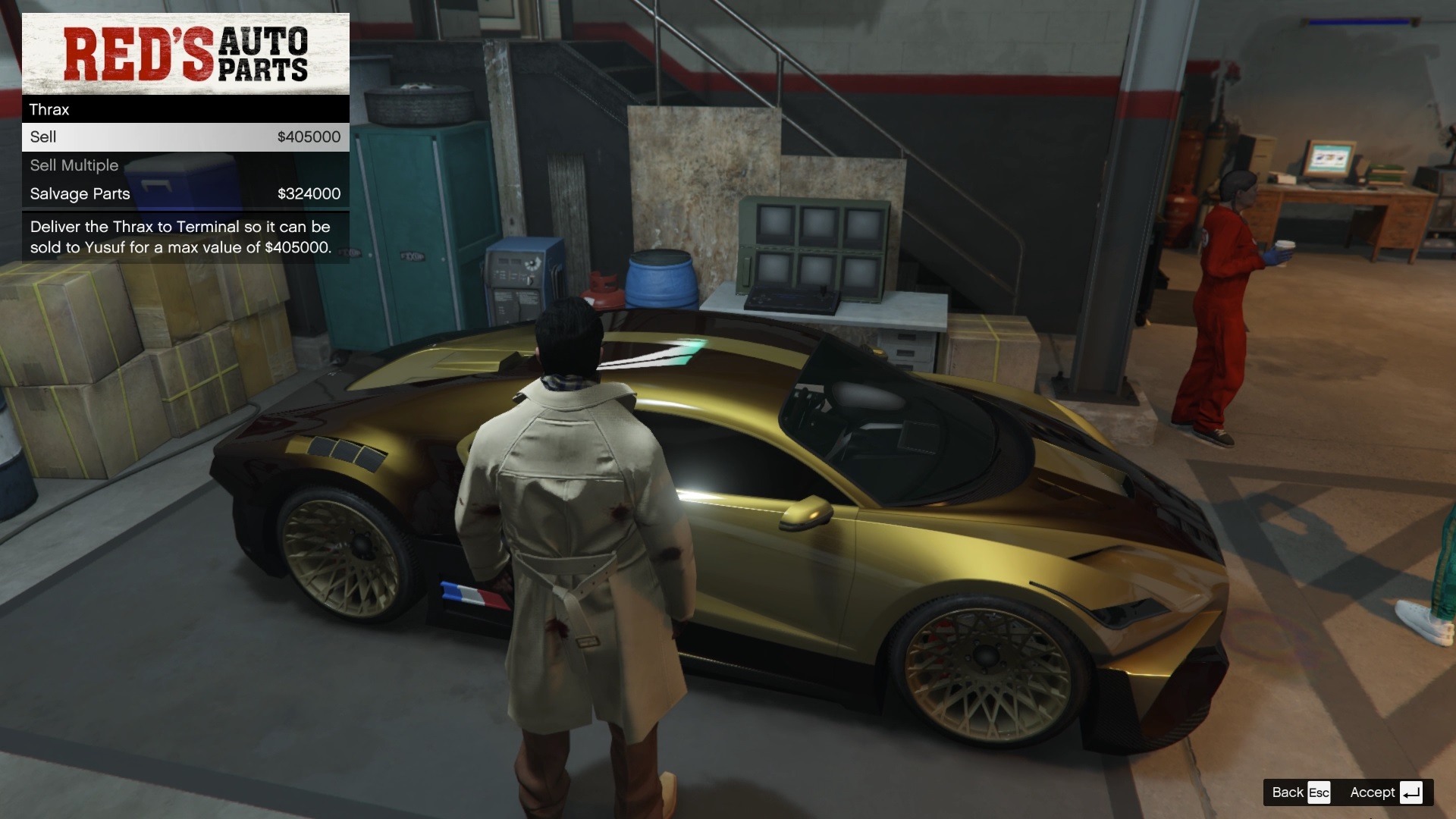 We always recommend selling it to Yusuf.