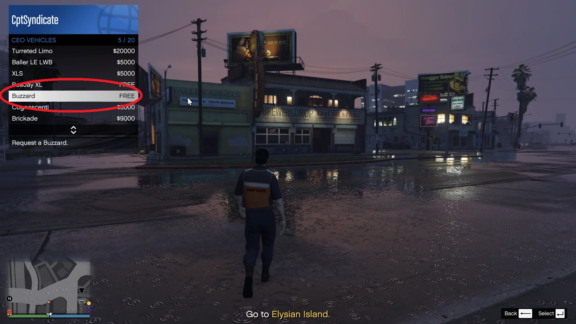 You can mark the bridge of the ship where the captain is.