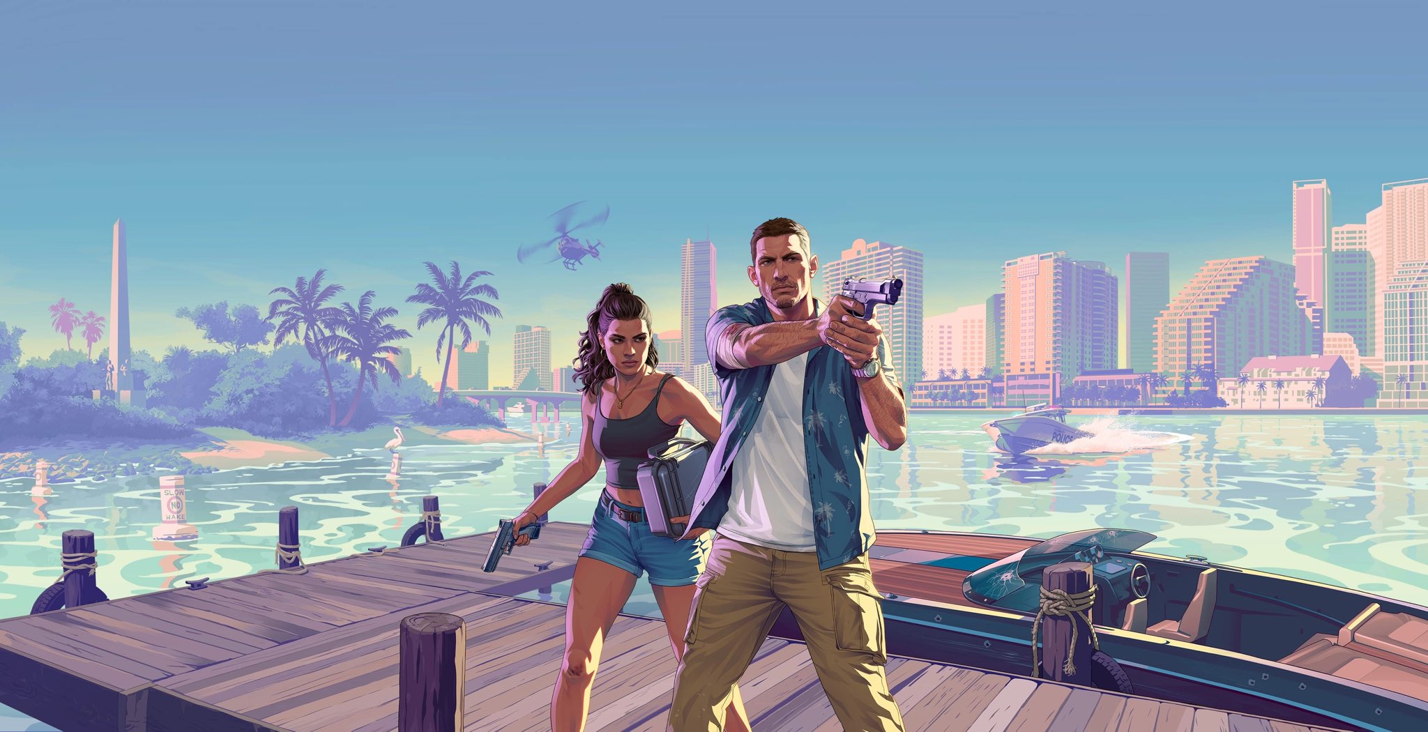 Considering how much traction this key art continues to get after its release, can you imagine how much people will be talking about GTA 6 if it's delayed again followed by a third trailer release?