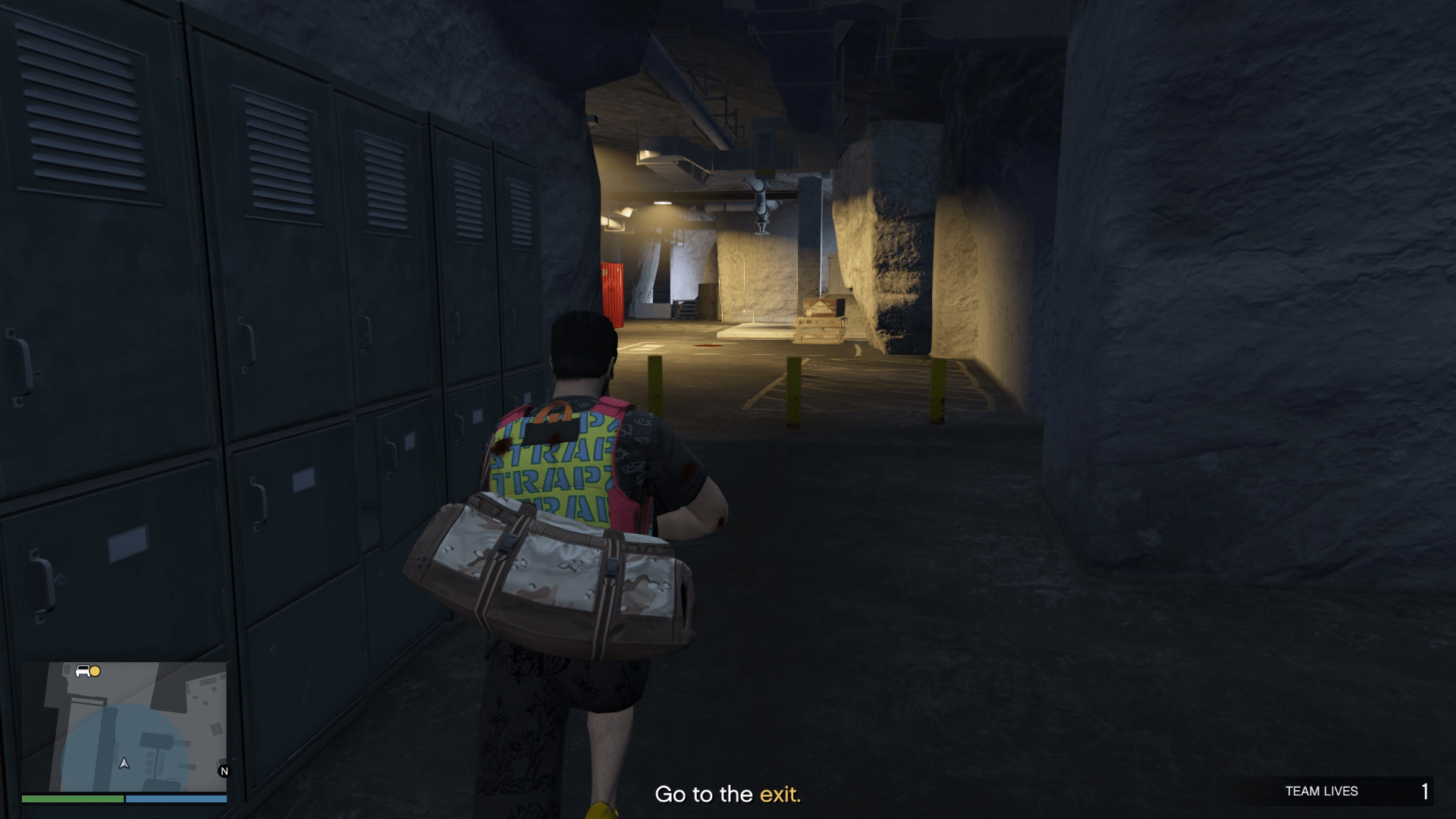 Circling back to the main entrance of the bunker