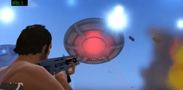 UFOs Popping Up In GTA Online, Firing Back At Facilities From Orbit