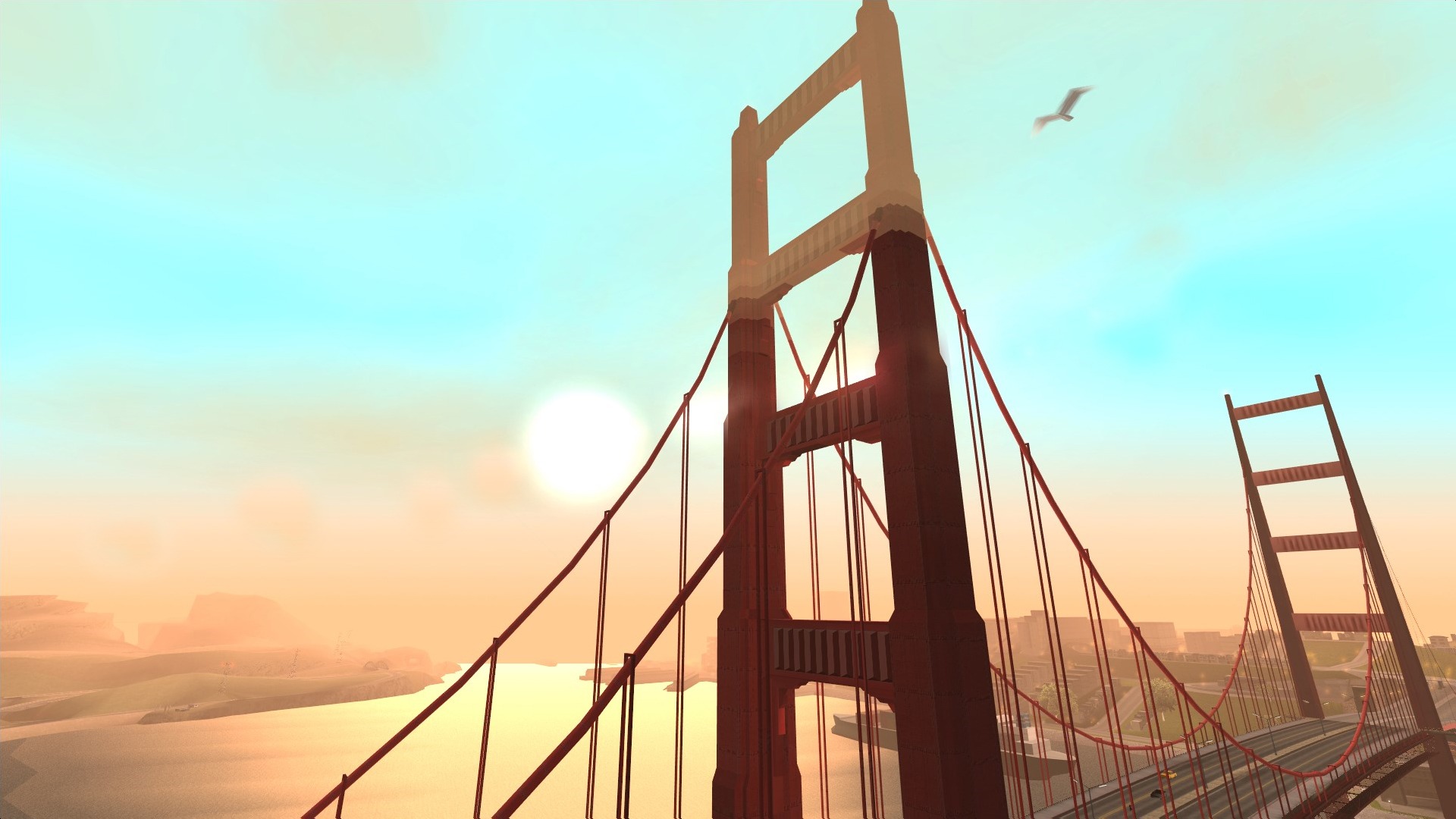 Gant Bridge as seen in GTA: San Andreas