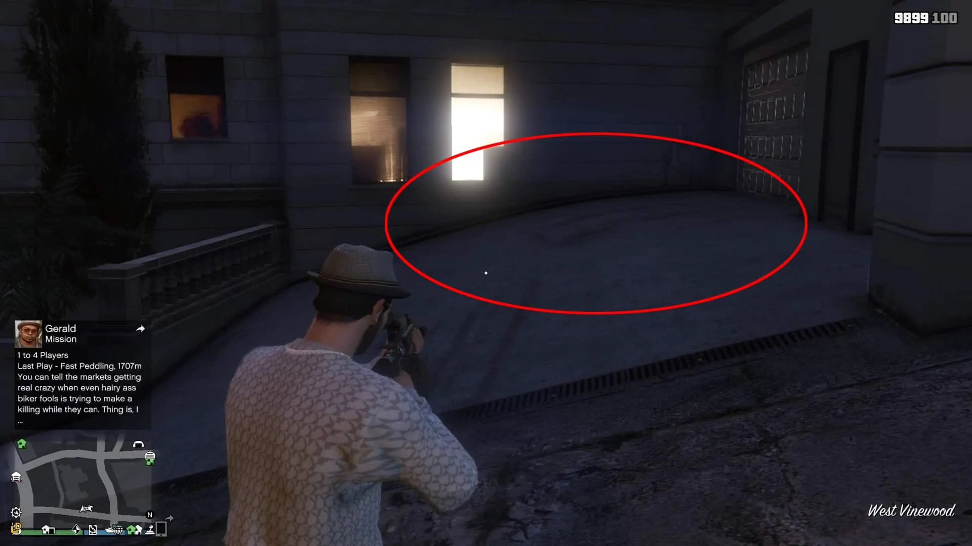 Prop 8's second location where the van can be