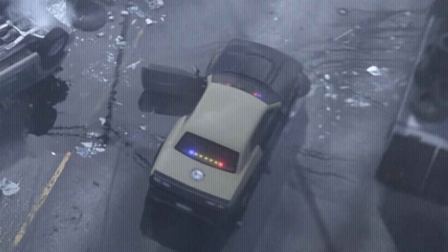 The Bravado Gauntlet Interceptor as seen in the first GTA VI trailer.