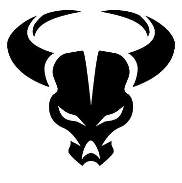 The Bravado logo, a parody of the Dodge Ram logo.