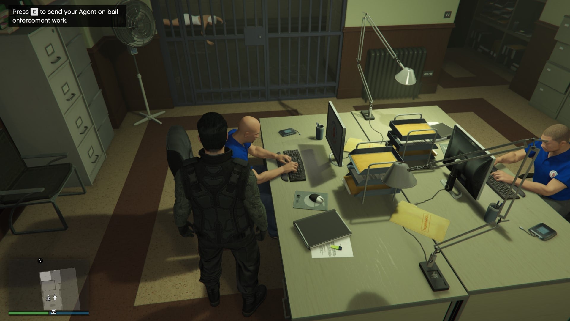 Each agent will be gone for one in-game day, which is equivalent to 48 minutes in real-time.