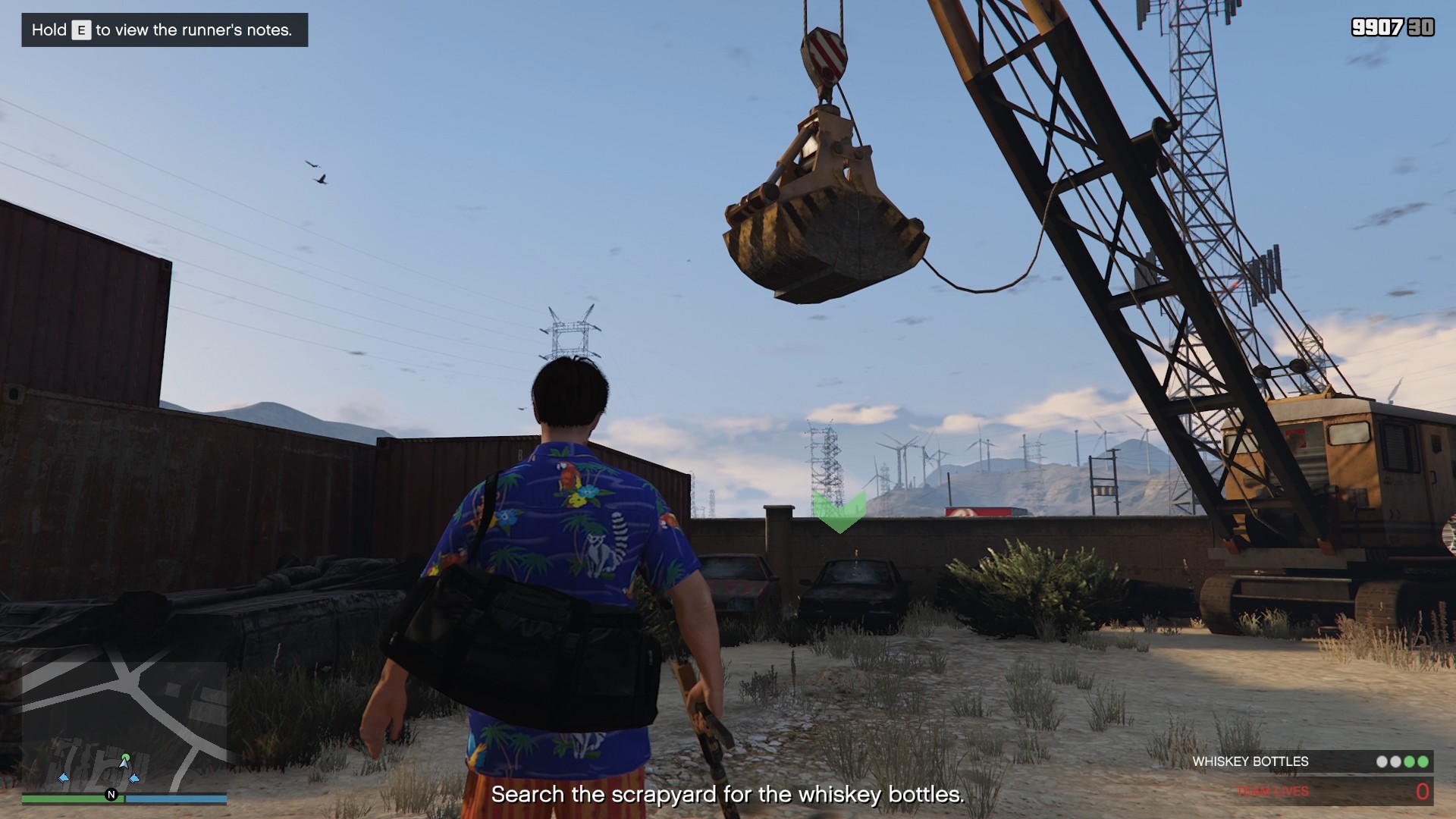 The Tall Hoist - Claw as seen at Thomson's Scrapyard.