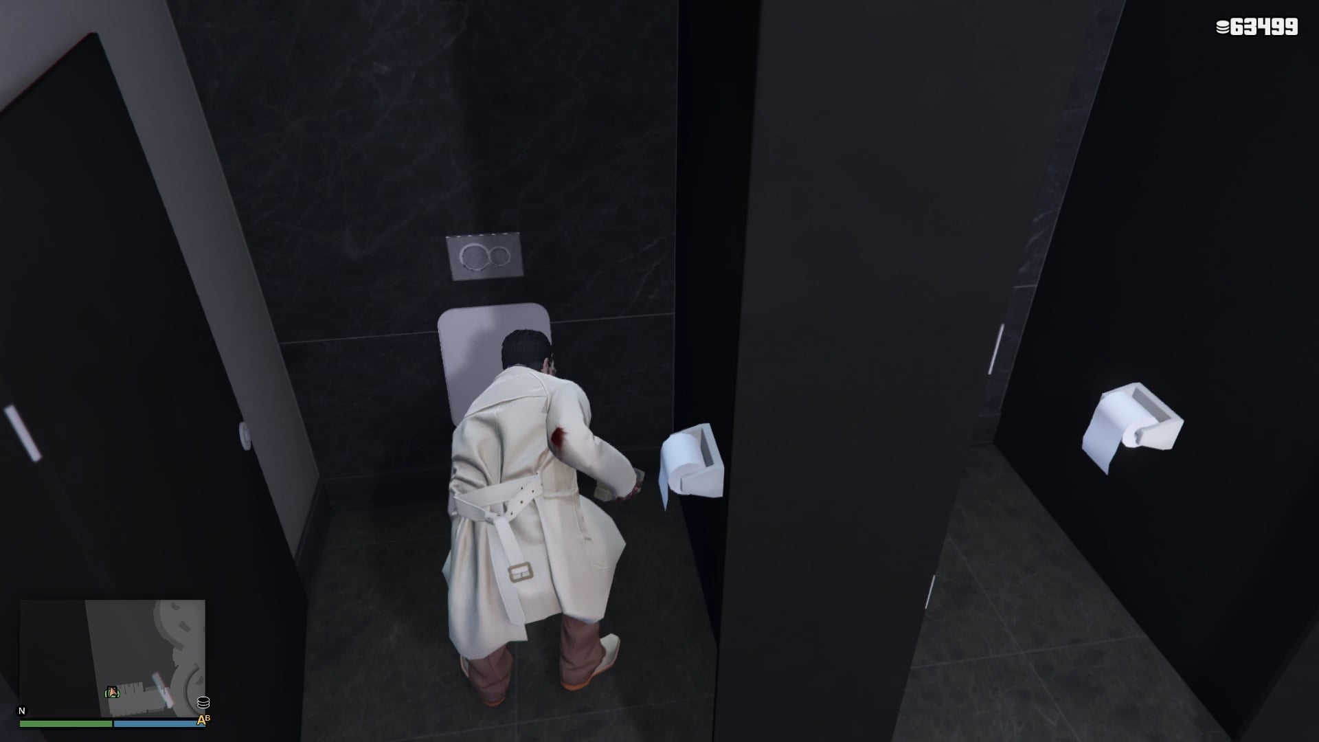 Planting the explosives.