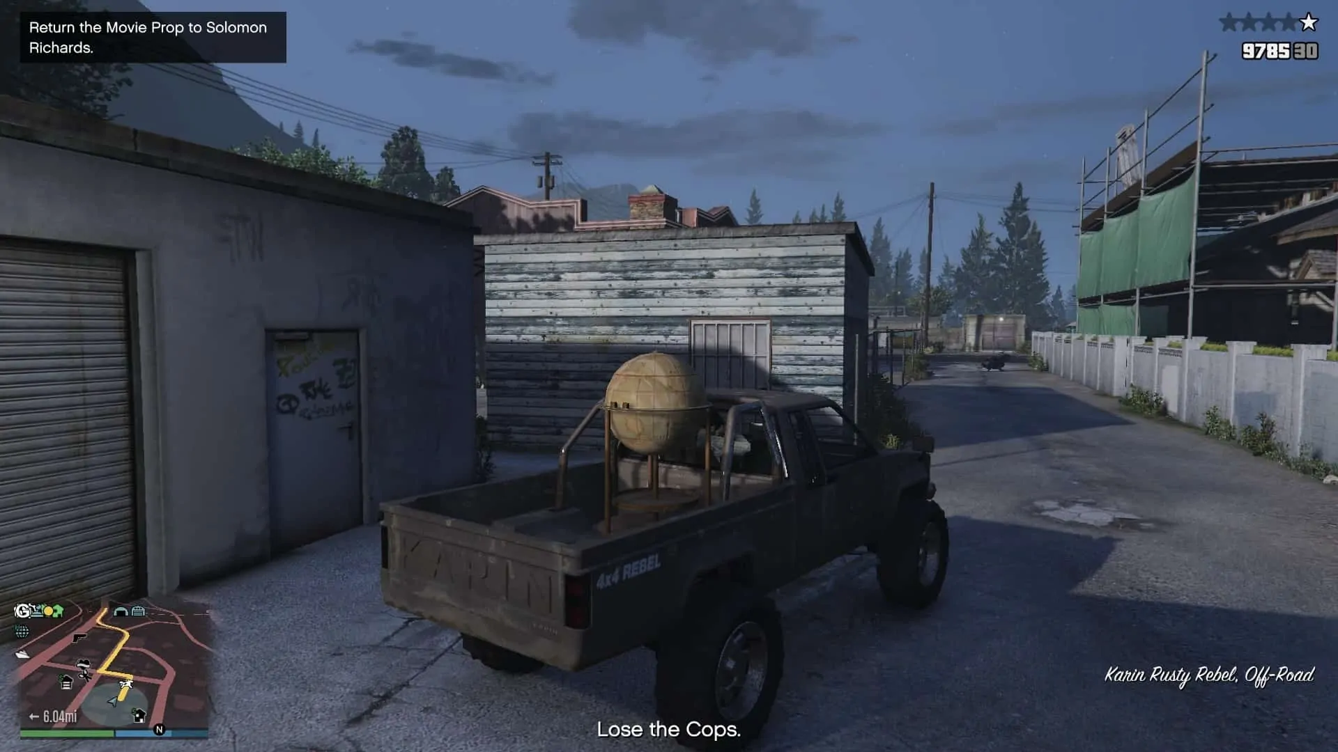 Prop 10 as seen in a Rebel in an alleyway