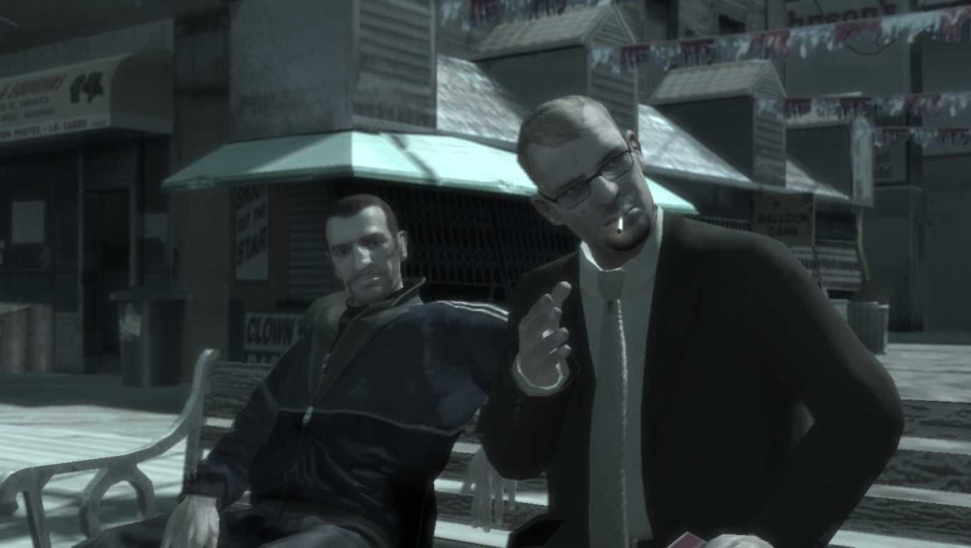 Niko sitting alongside Dimitri.