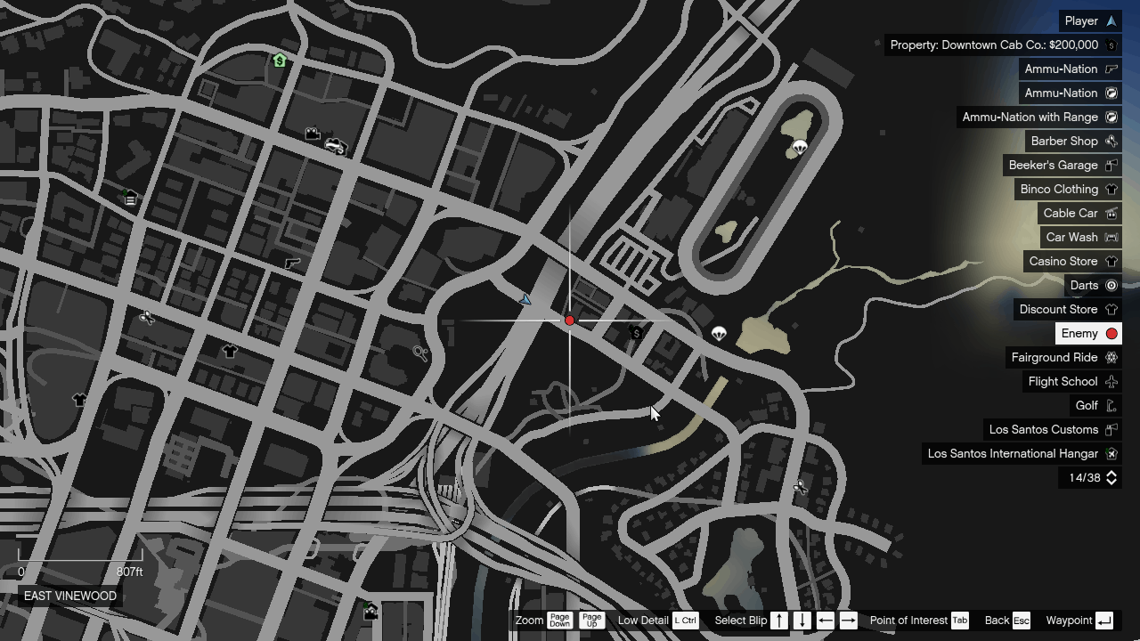 This event appears at East Vinewood, right next to APTS apartment building