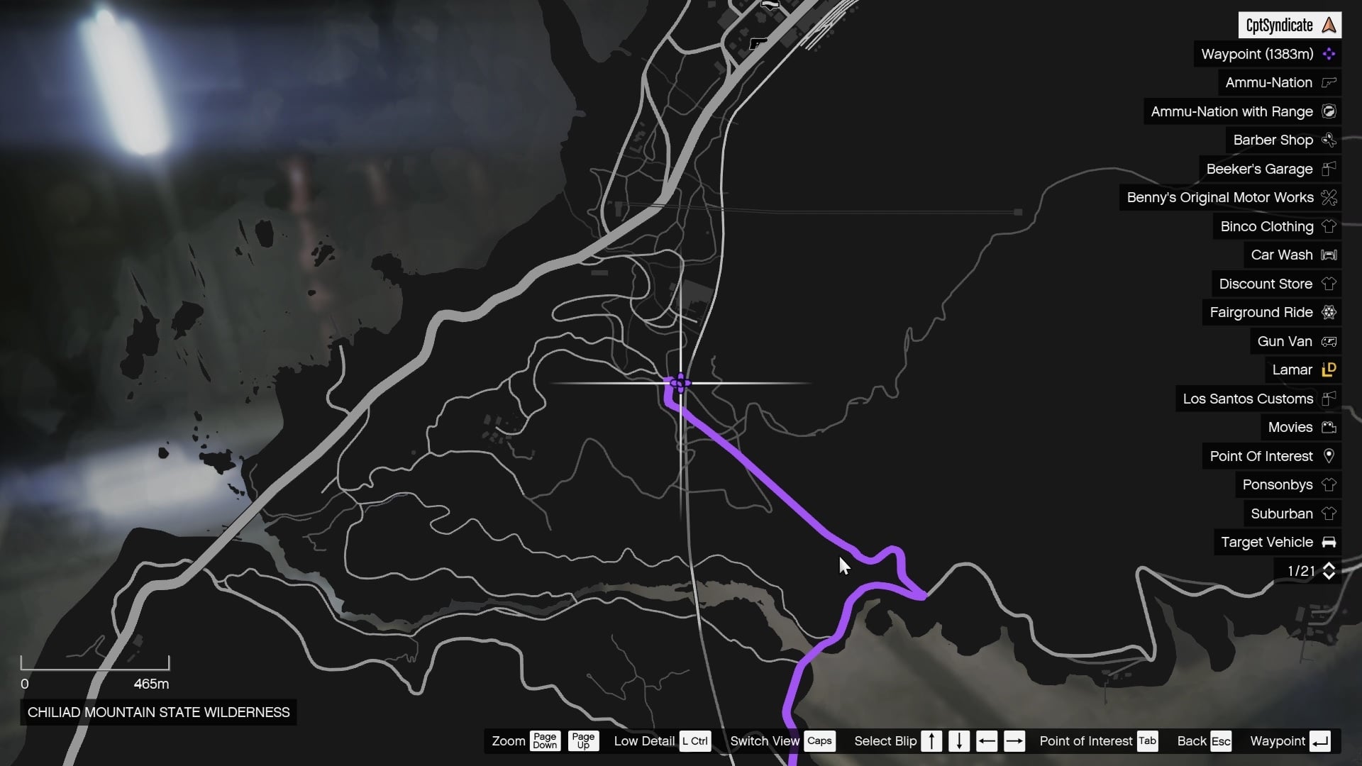 Paleto tunnels map location.