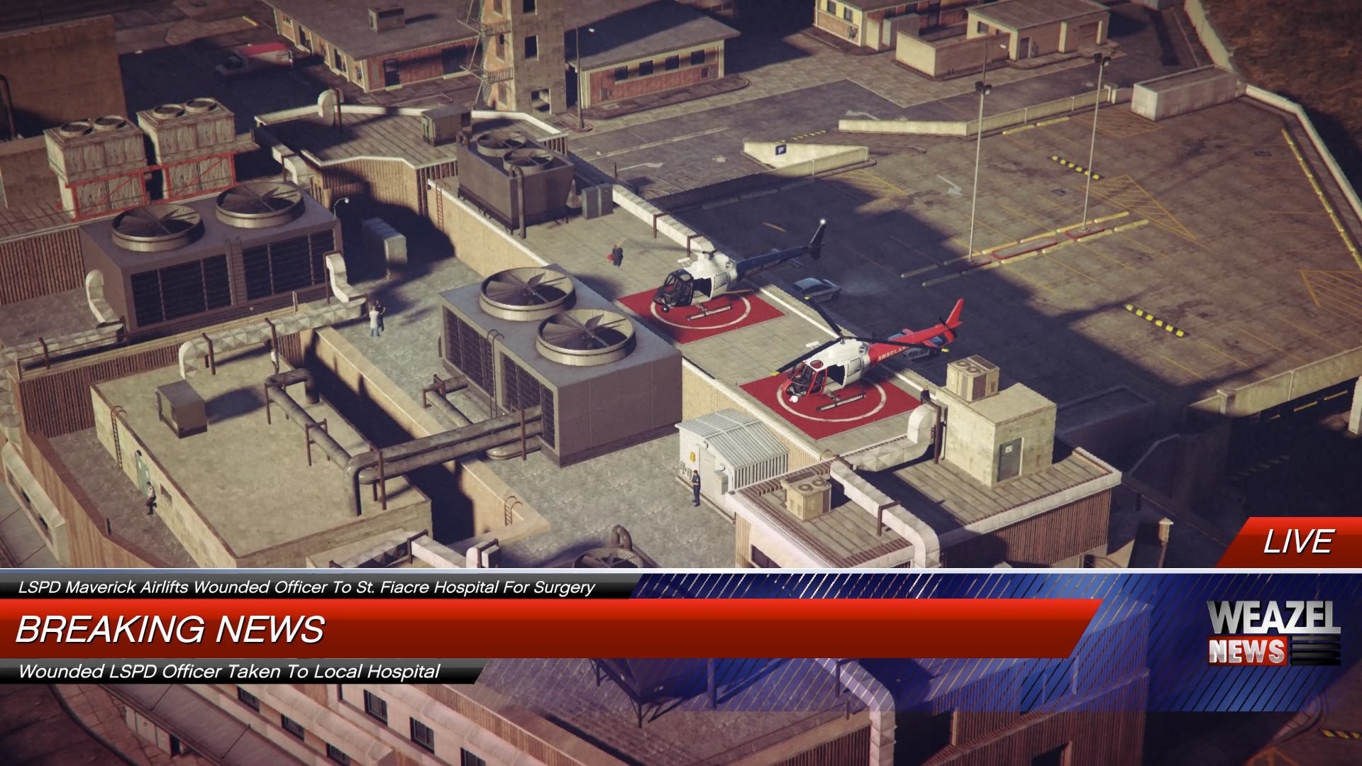 As mentioned earlier, we got St Fiacre Hospital.