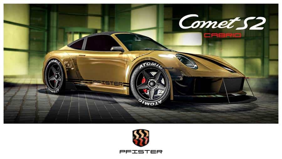 Pfister Comet S2 Cabrio Greets The New Year In GTA Online