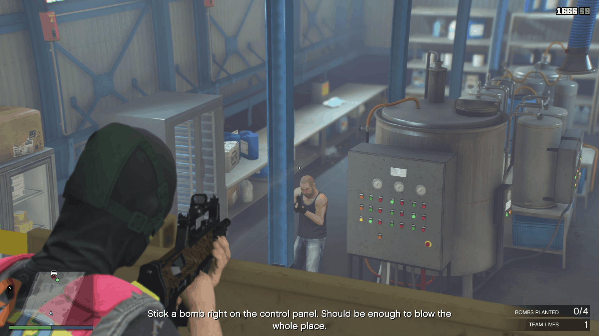 Guard in the first meth lab (southernmost lab)