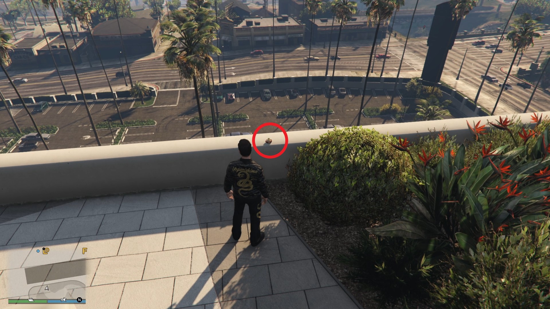 The Yuanbao is on the roof of the Diamond Casino and Resort in East Vinewood.