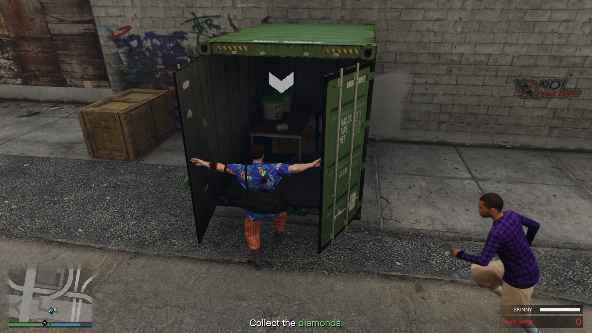 Extra loot in one of the five containers.