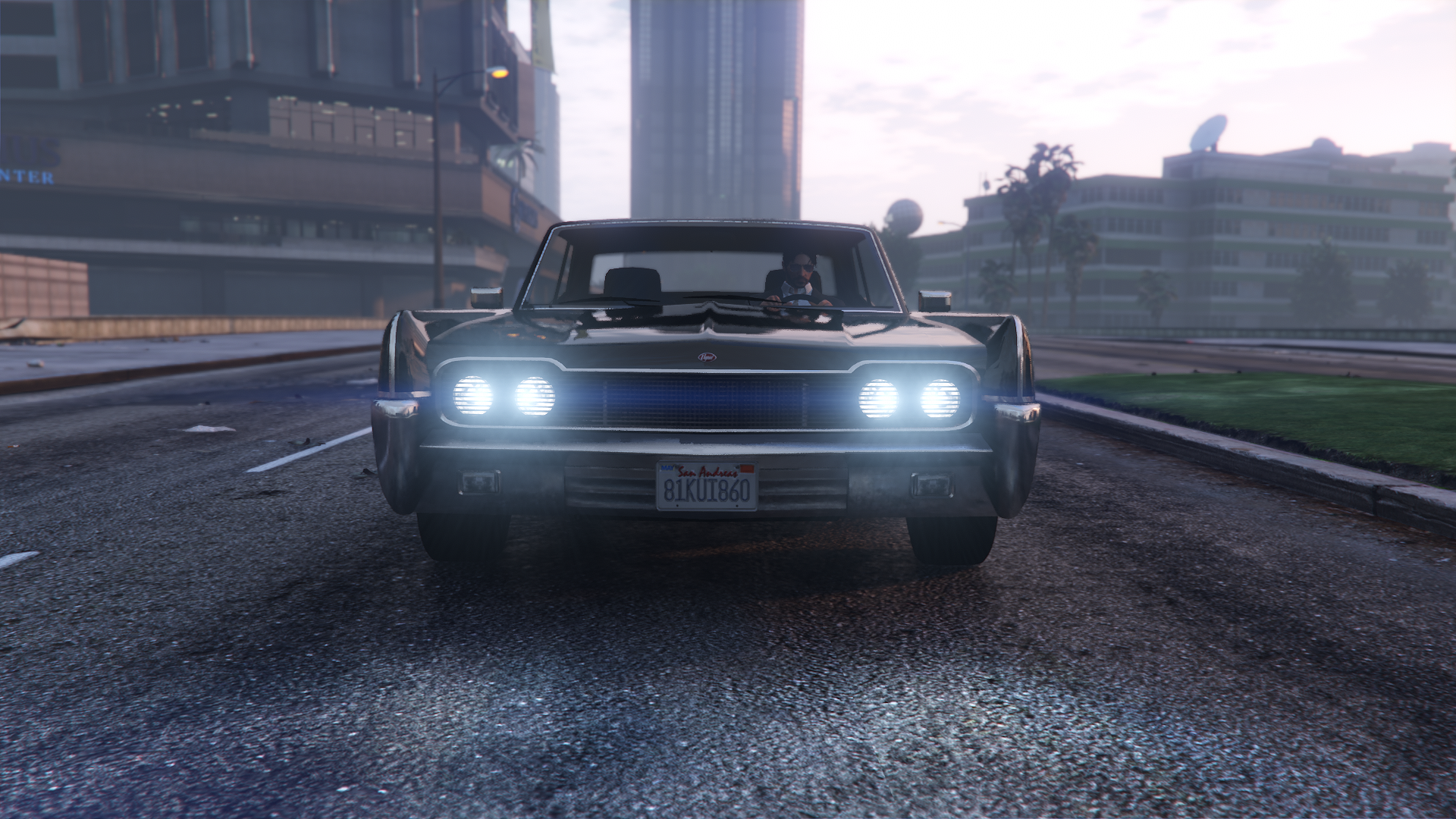 The front of the Vapid Chino as seen in GTA Online.